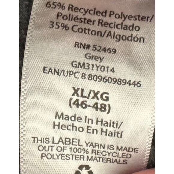 Nike 8-Bit Gray White 1/2-Zip Pullover Dri-Fit Pullover Top Shirt Hyperwarm Sm - Picture 7 of 9